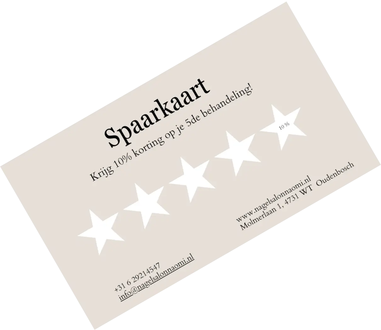 Spaarkaart-30grd Spaarkaart-30grd